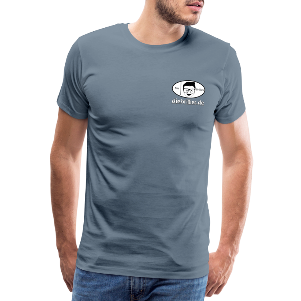 Die Brillies Fanedition - Männer Premium T-Shirt - Blaugrau