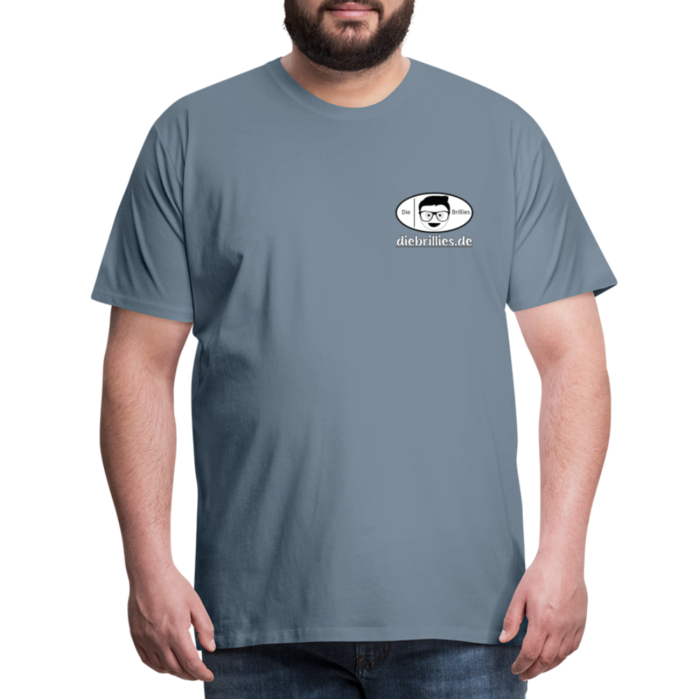 Die Brillies Fanedition - Männer Premium T-Shirt - Blaugrau