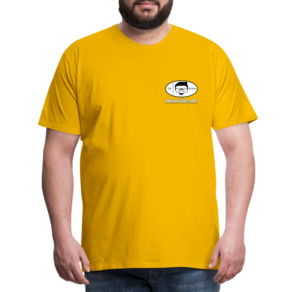 Die Brillies Fanedition - Männer Premium T-Shirt - Sonnengelb