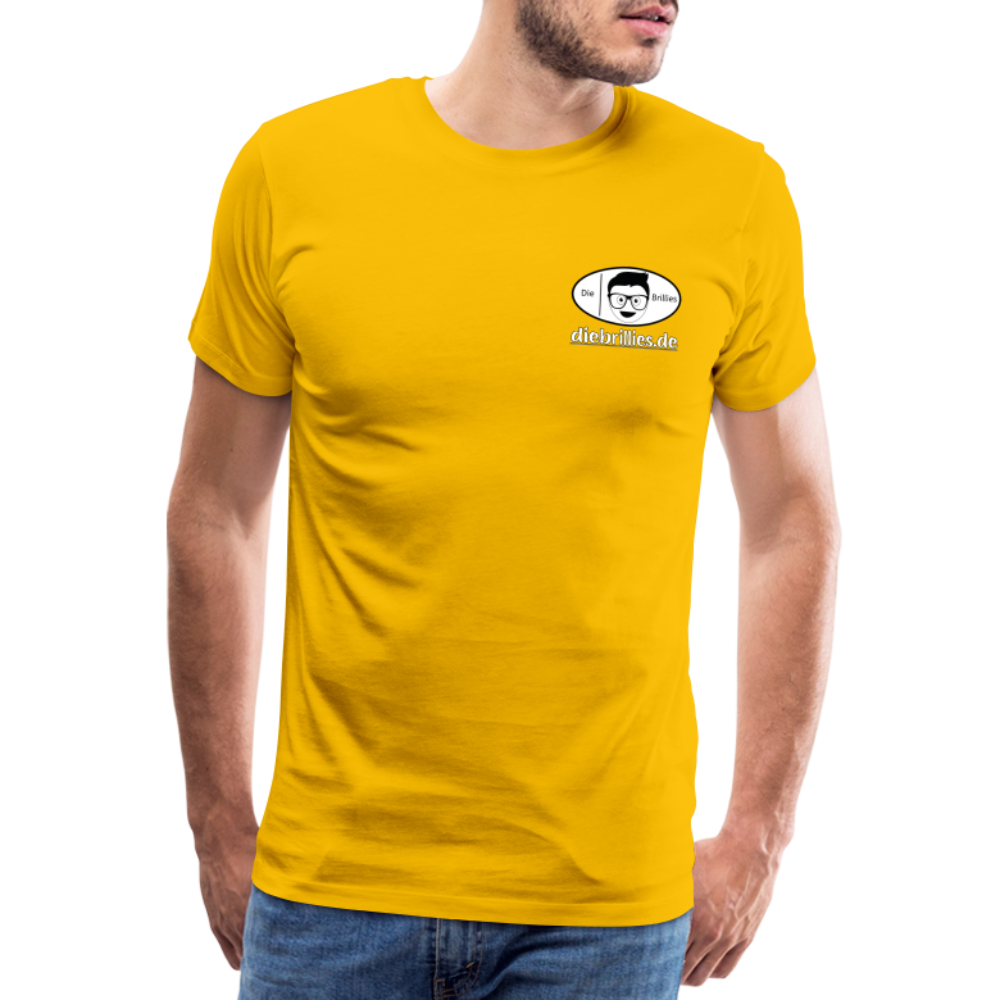 Die Brillies Fanedition - Männer Premium T-Shirt - Sonnengelb