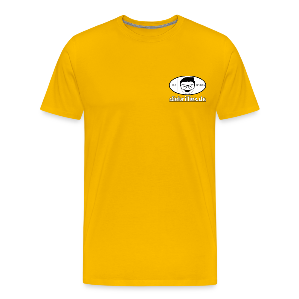 Die Brillies Fanedition - Männer Premium T-Shirt - Sonnengelb