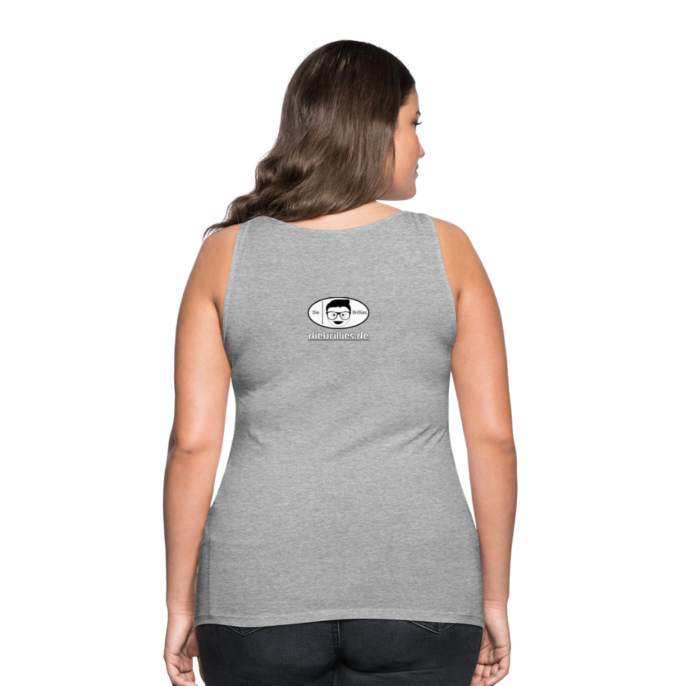 Die Brillies Fanedition - Frauen Tank Top - Grau meliert