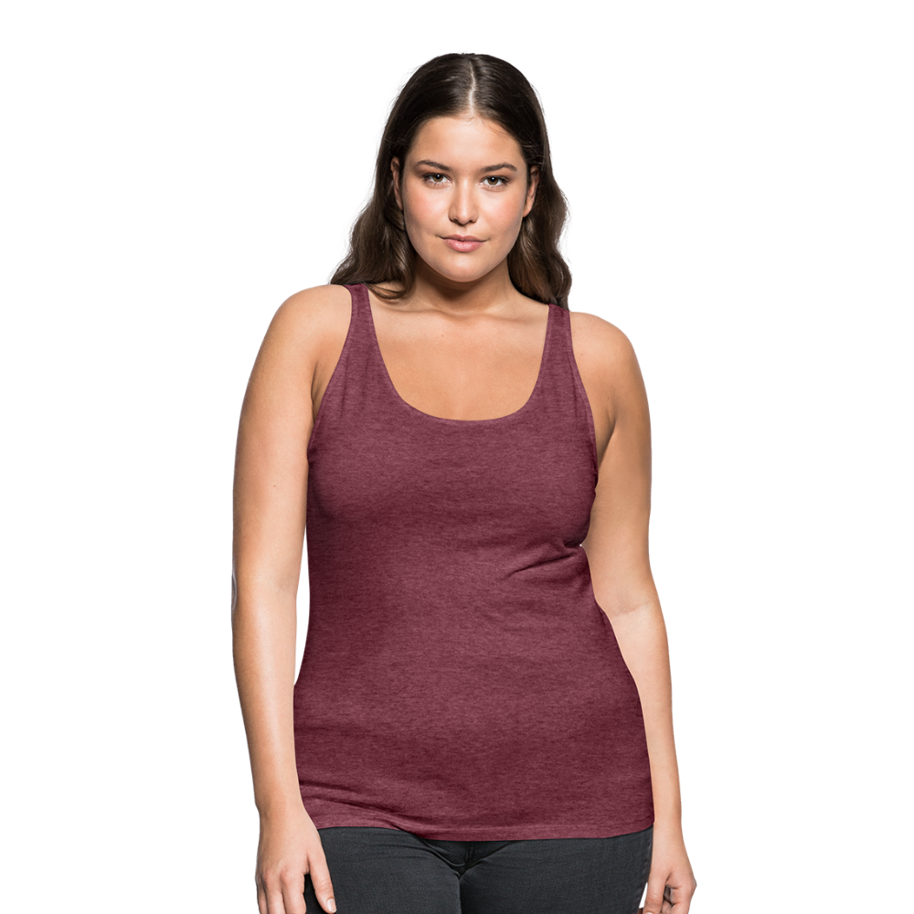 Die Brillies Fanedition - Frauen Tank Top - Bordeauxrot meliert