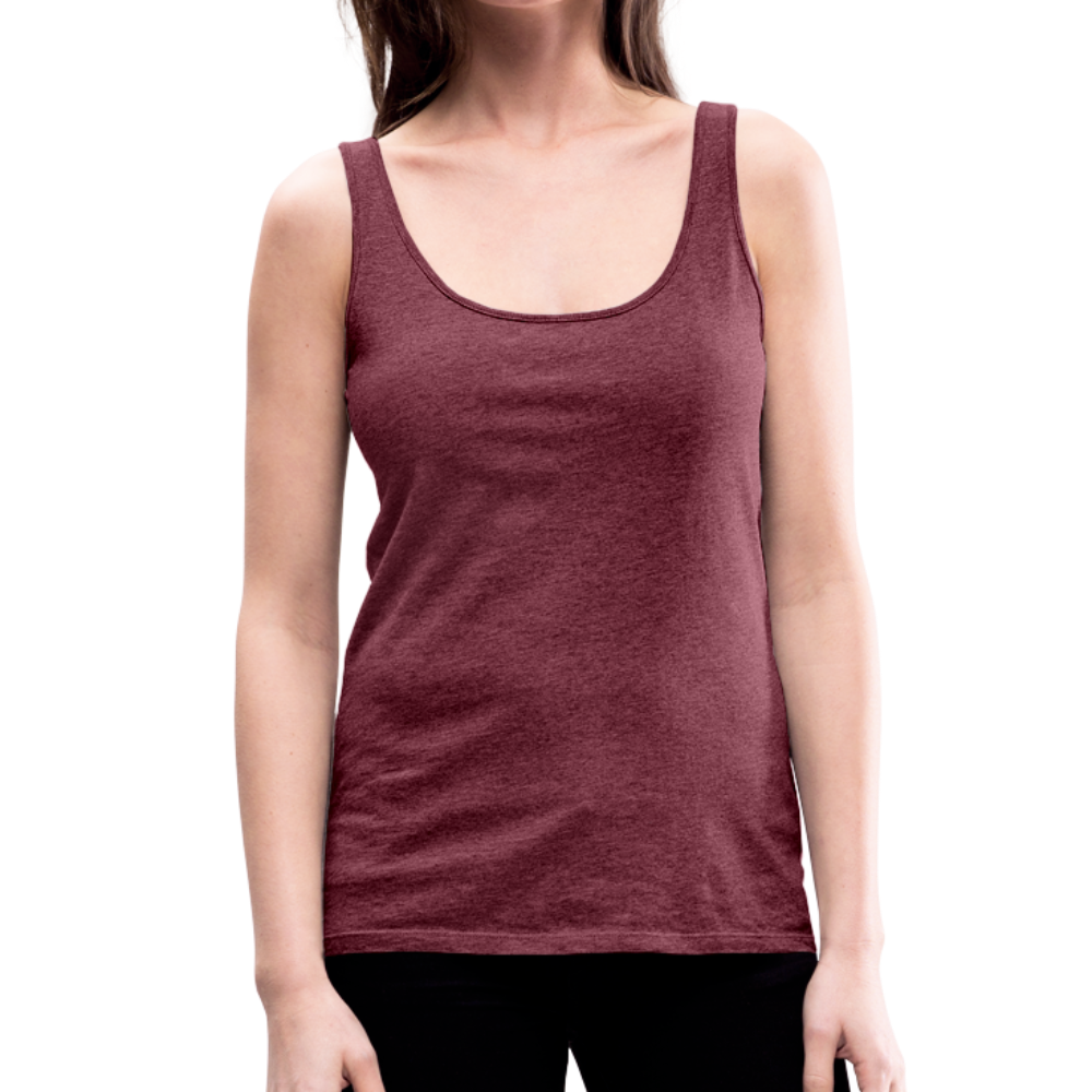 Die Brillies Fanedition - Frauen Tank Top - Bordeauxrot meliert