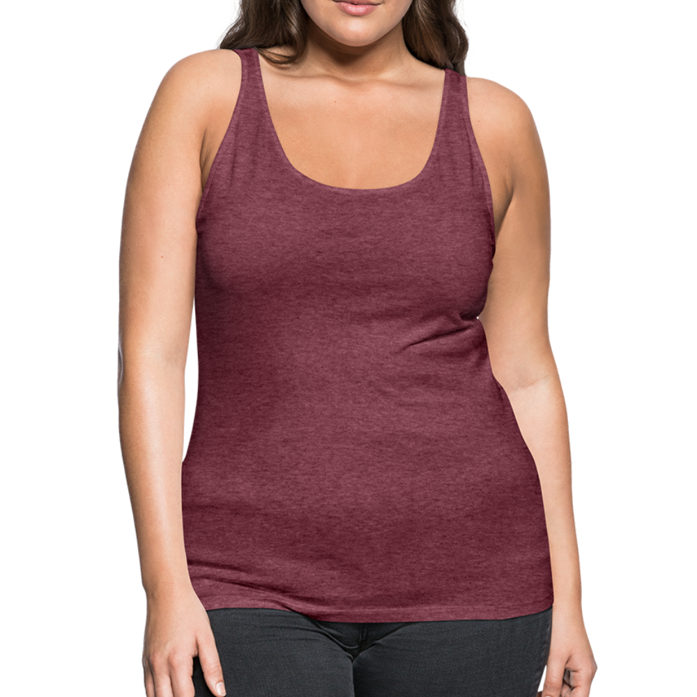Die Brillies Fanedition - Frauen Tank Top - Bordeauxrot meliert