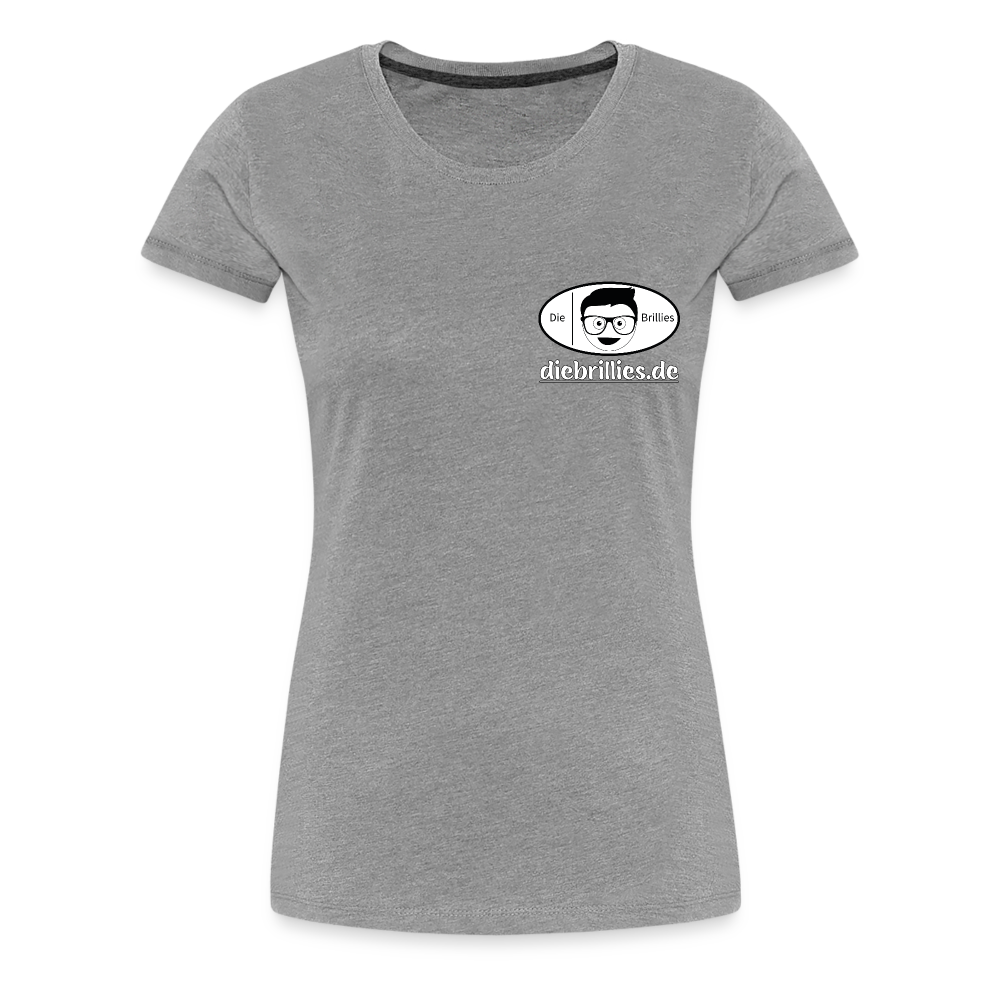 Die Brillies Fanedition - Frauen T-Shirt - Grau meliert