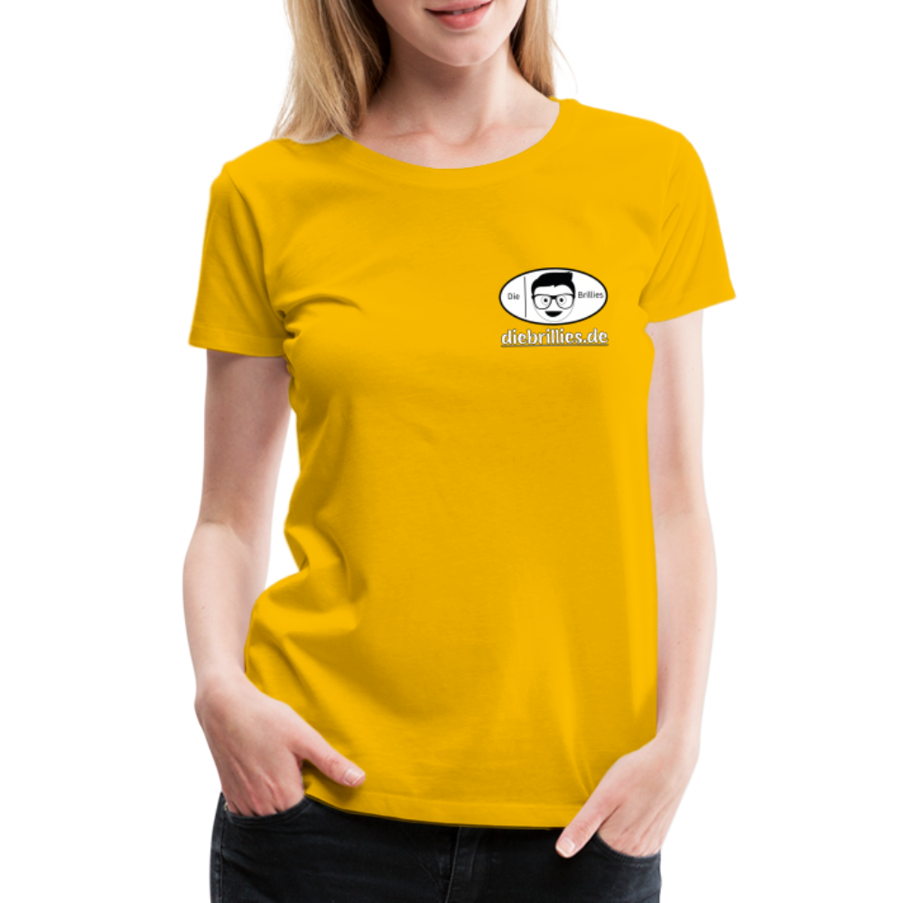 Die Brillies Fanedition - Frauen T-Shirt - Sonnengelb
