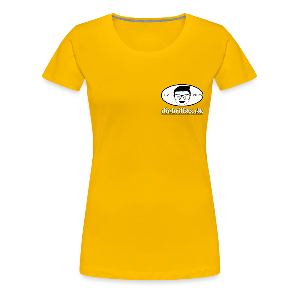 Die Brillies Fanedition - Frauen T-Shirt - Sonnengelb