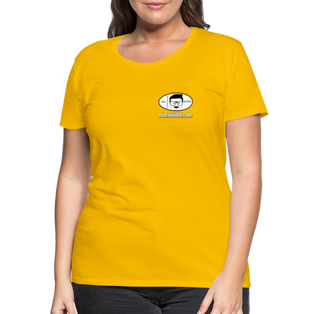 Die Brillies Fanedition - Frauen T-Shirt - Sonnengelb