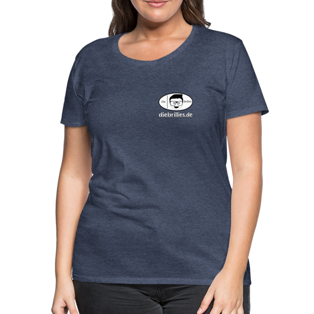 Die Brillies Fanedition - Frauen T-Shirt - Blau meliert