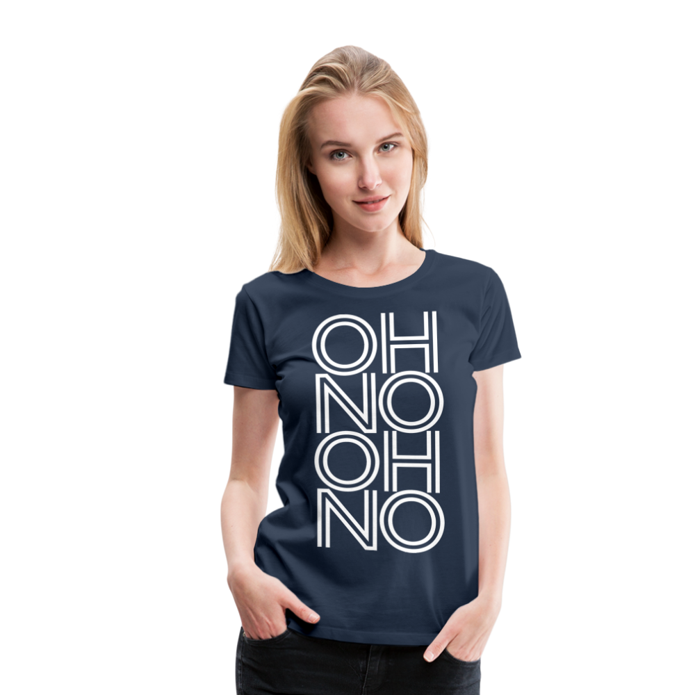 OH NO - Frauen T-Shirt - Navy