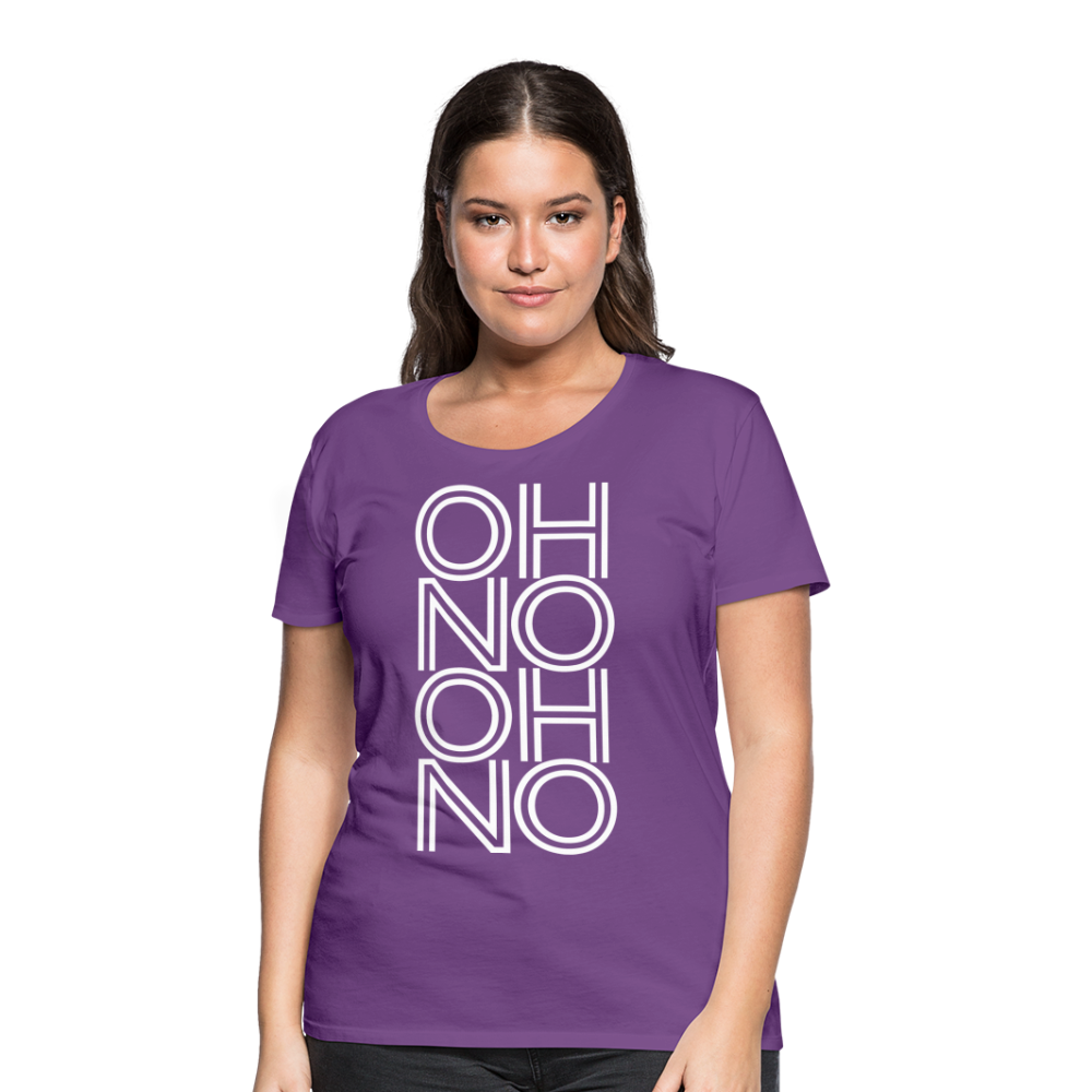 OH NO - Frauen T-Shirt - Lila