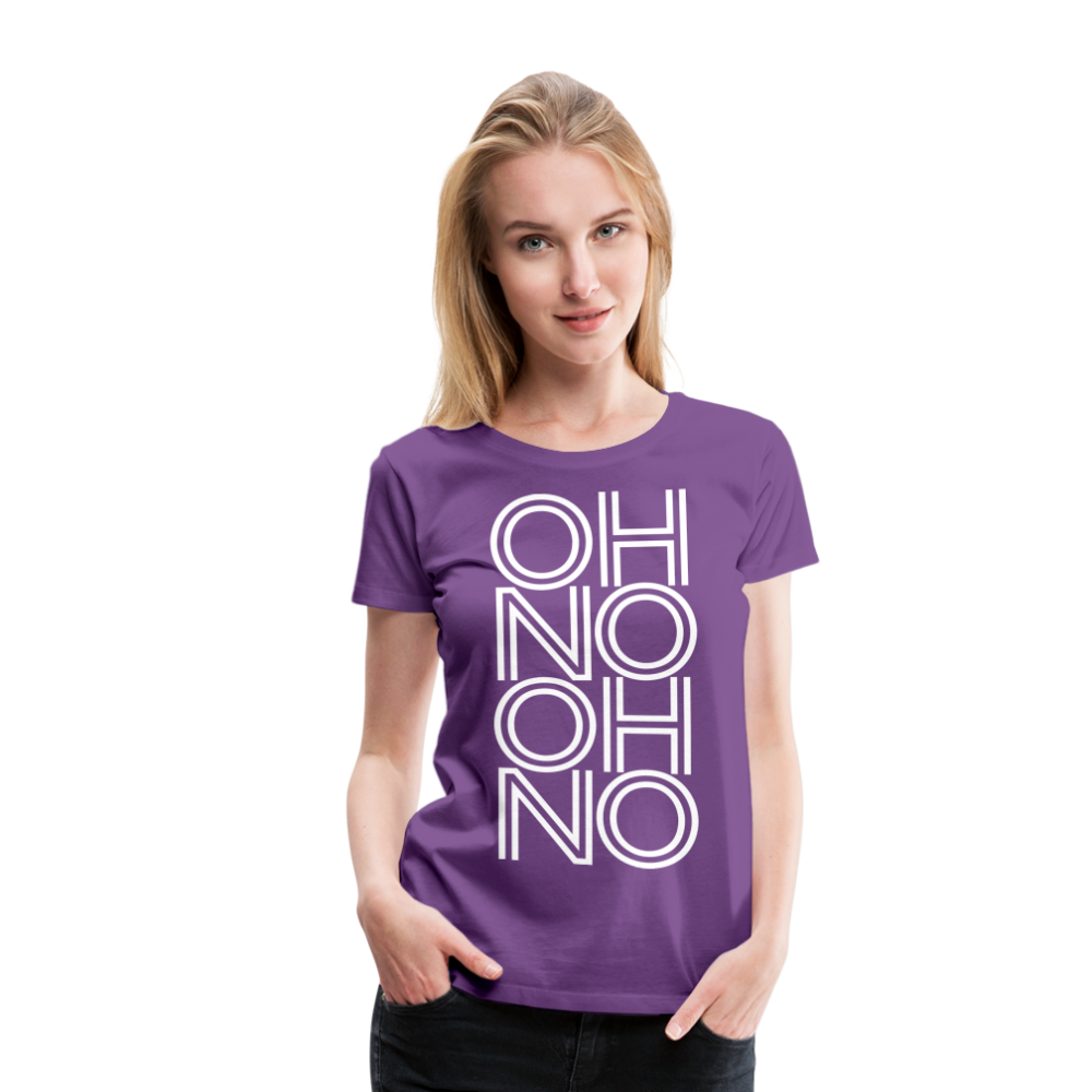 OH NO - Frauen T-Shirt - Lila