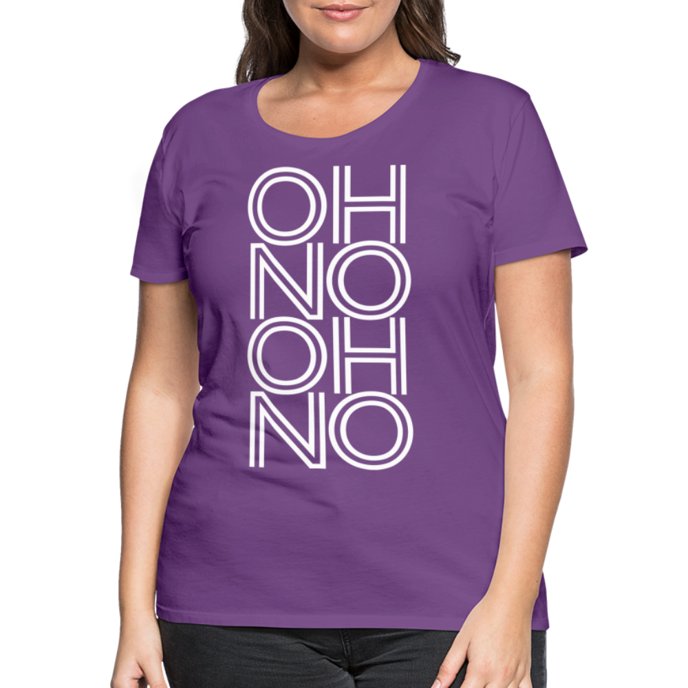 OH NO - Frauen T-Shirt - Lila
