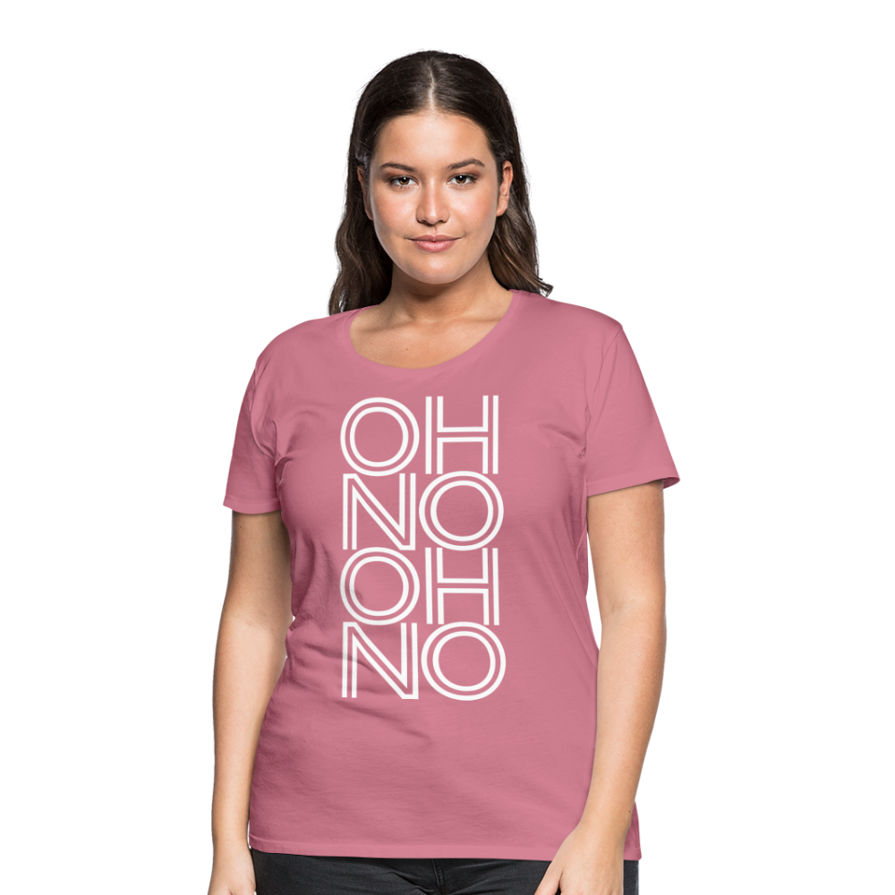 OH NO - Frauen T-Shirt - Malve