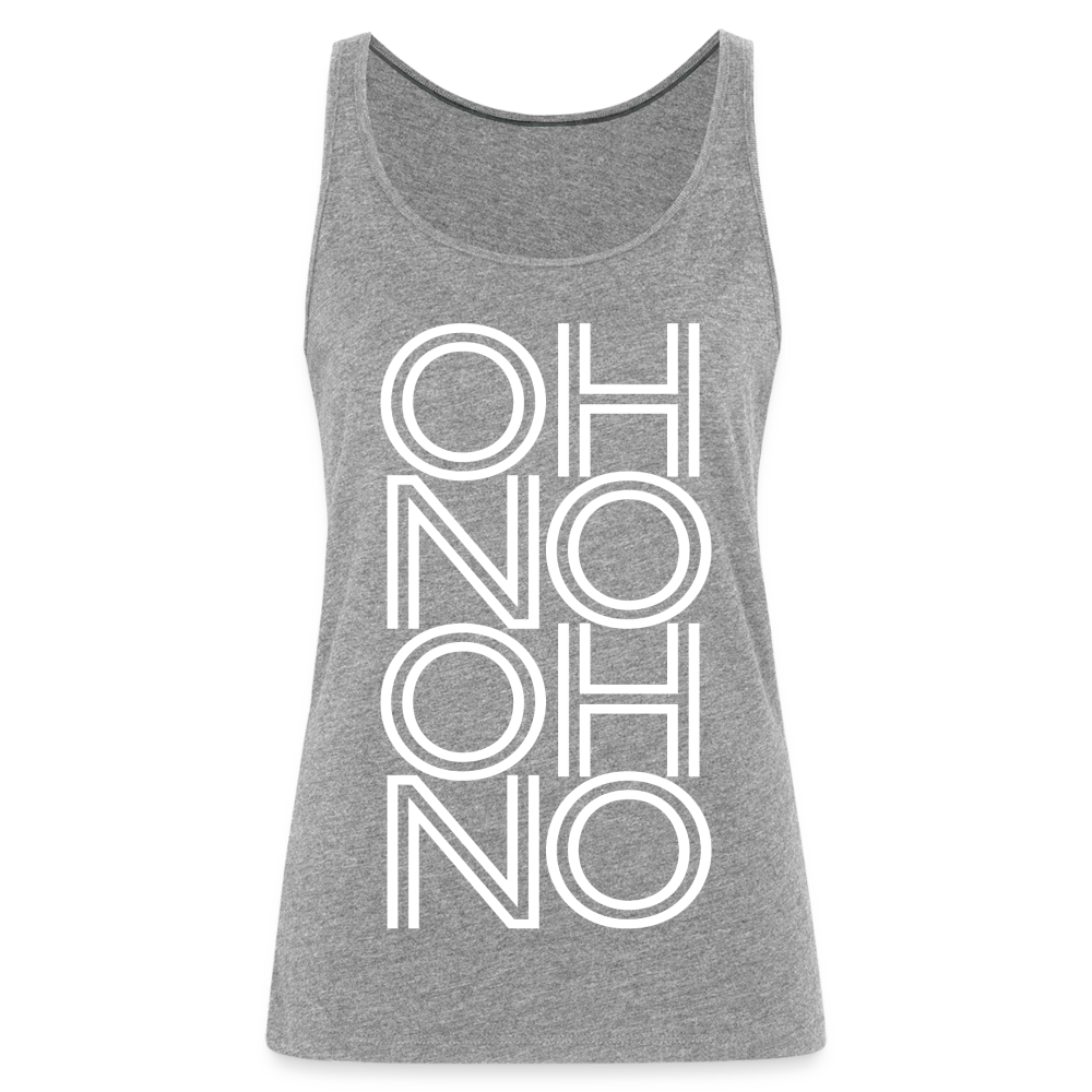 OH NO - Frauen Tank Top - Grau meliert