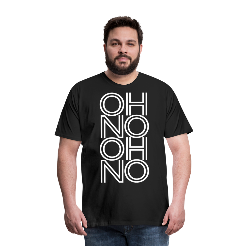 OH NO - Männer T-Shirt - Schwarz