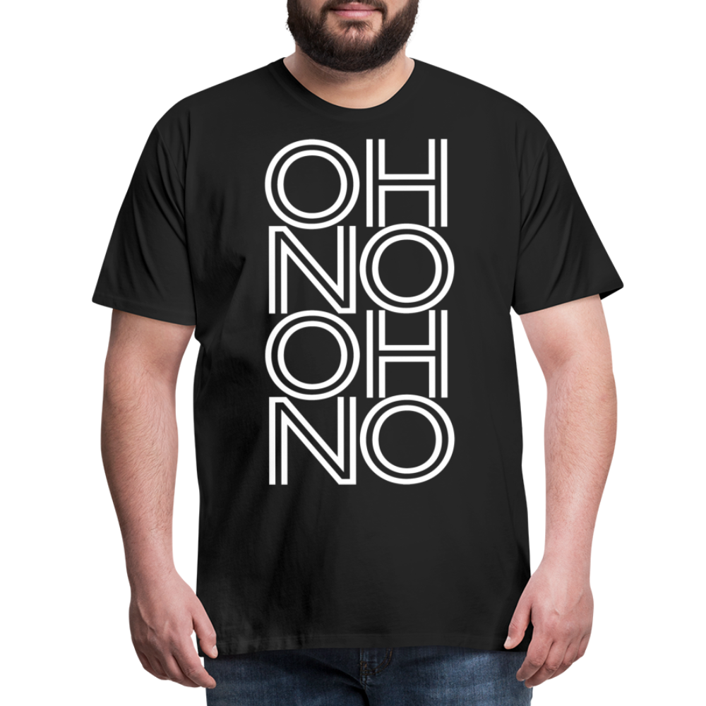OH NO - Männer T-Shirt - Schwarz