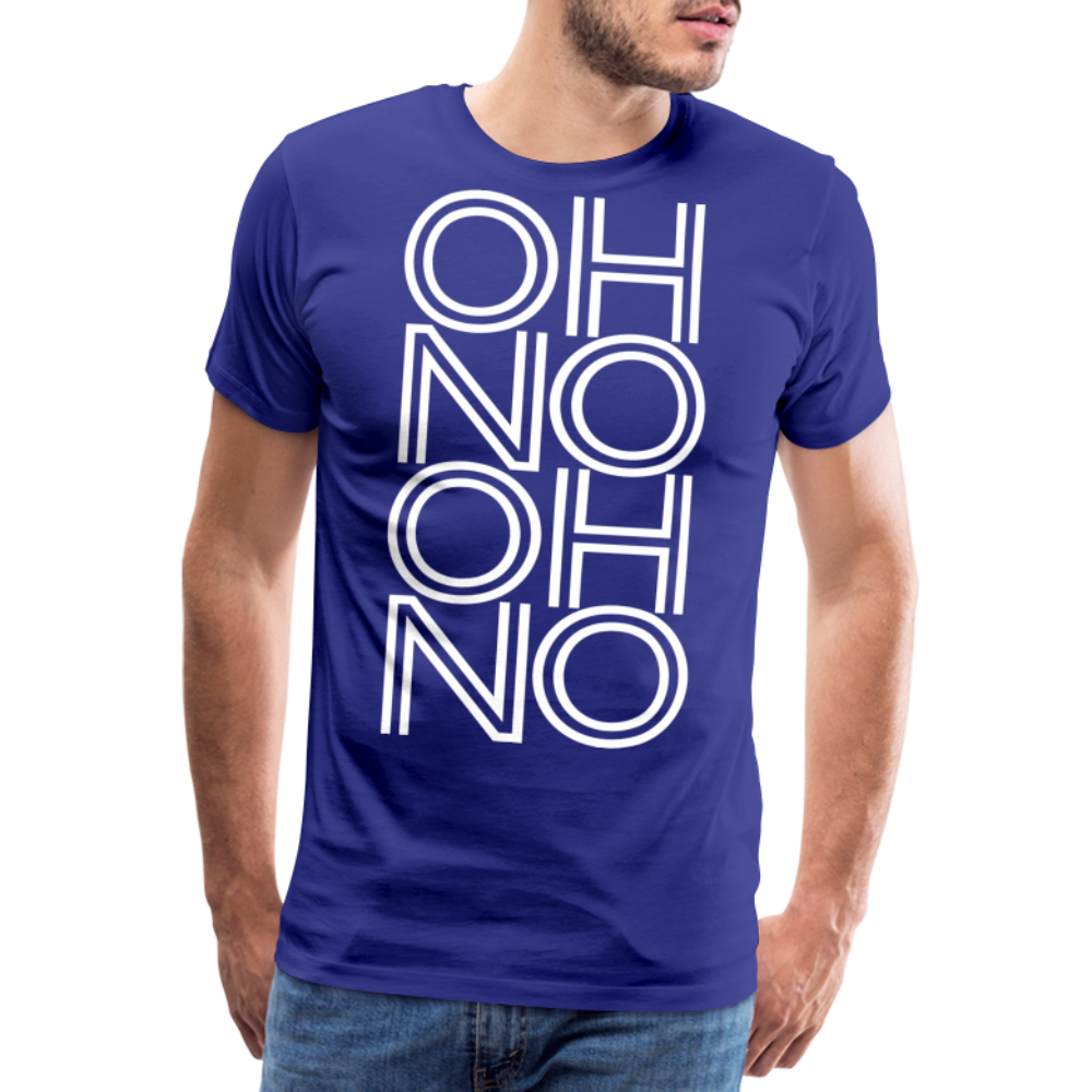 OH NO - Männer T-Shirt - Königsblau