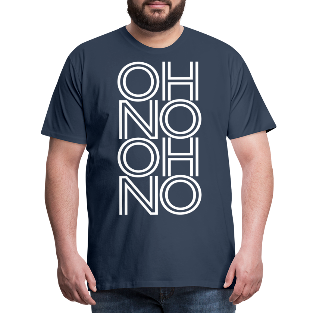 OH NO - Männer T-Shirt - Navy