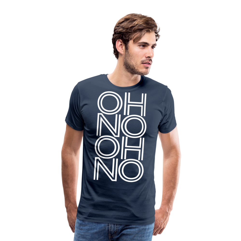 OH NO - Männer T-Shirt - Navy