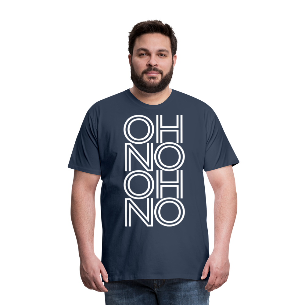 OH NO - Männer T-Shirt - Navy