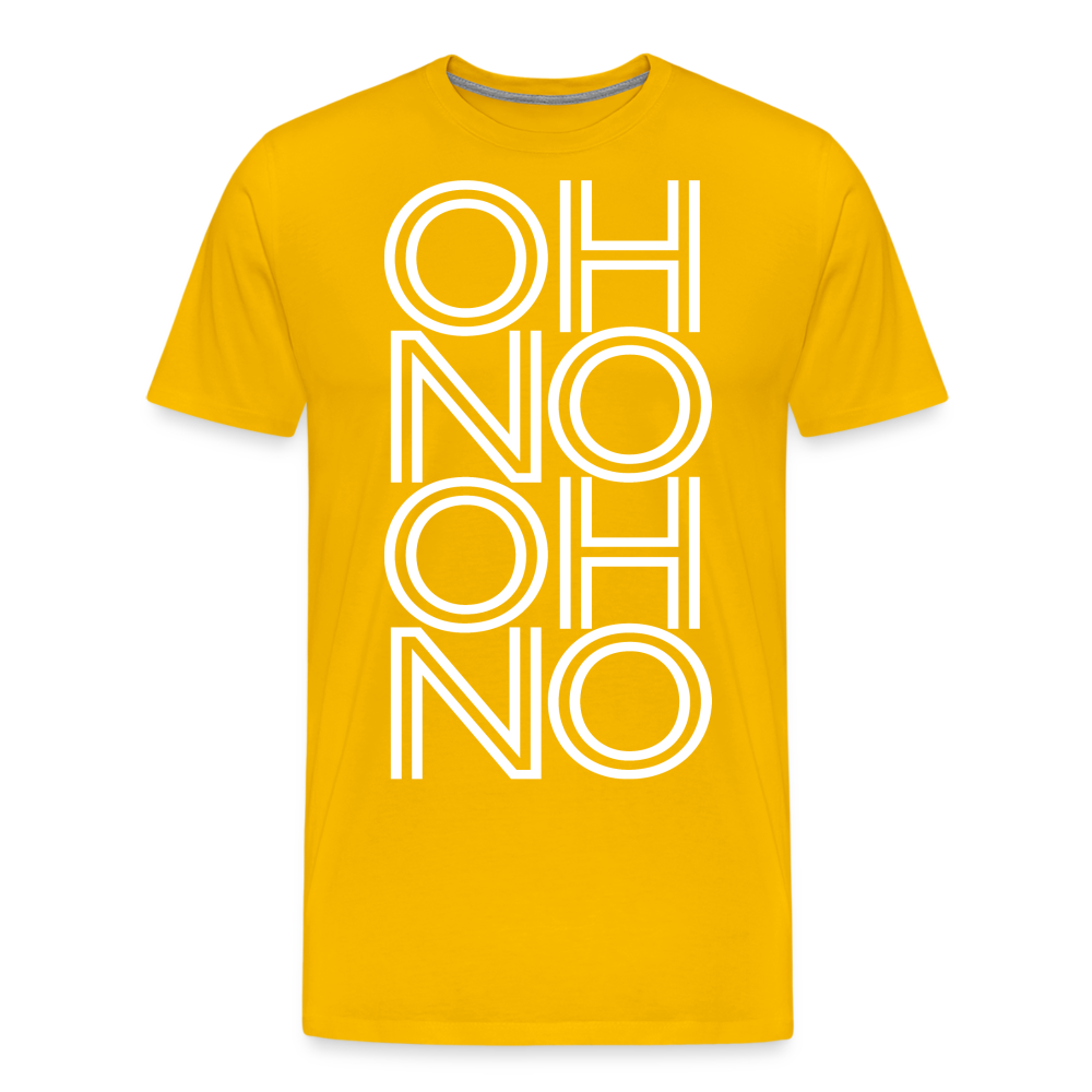 OH NO - Männer T-Shirt - Sonnengelb