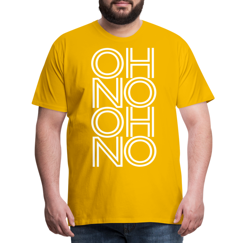 OH NO - Männer T-Shirt - Sonnengelb