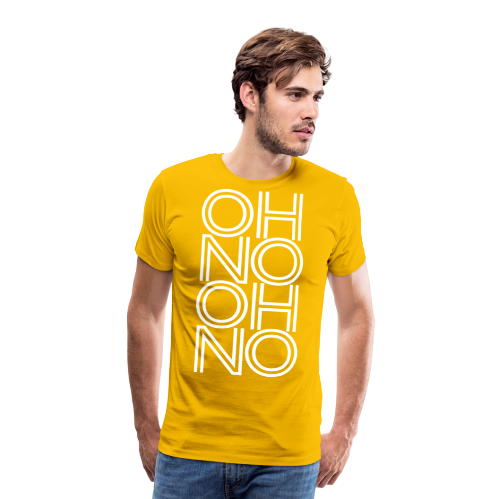 OH NO - Männer T-Shirt - Sonnengelb