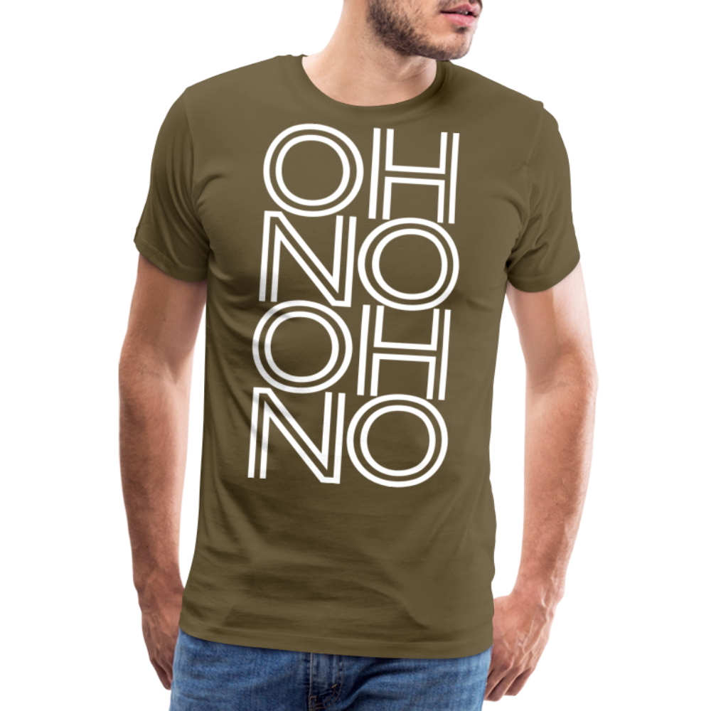 OH NO - Männer T-Shirt - Khaki