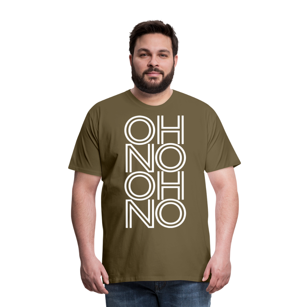 OH NO - Männer T-Shirt - Khaki