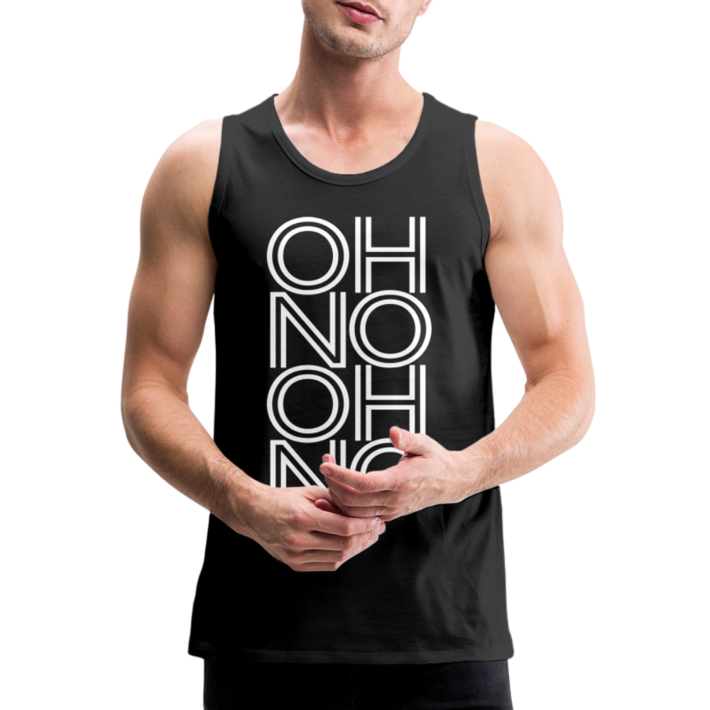 OH NO - Männer Tank Top - Schwarz