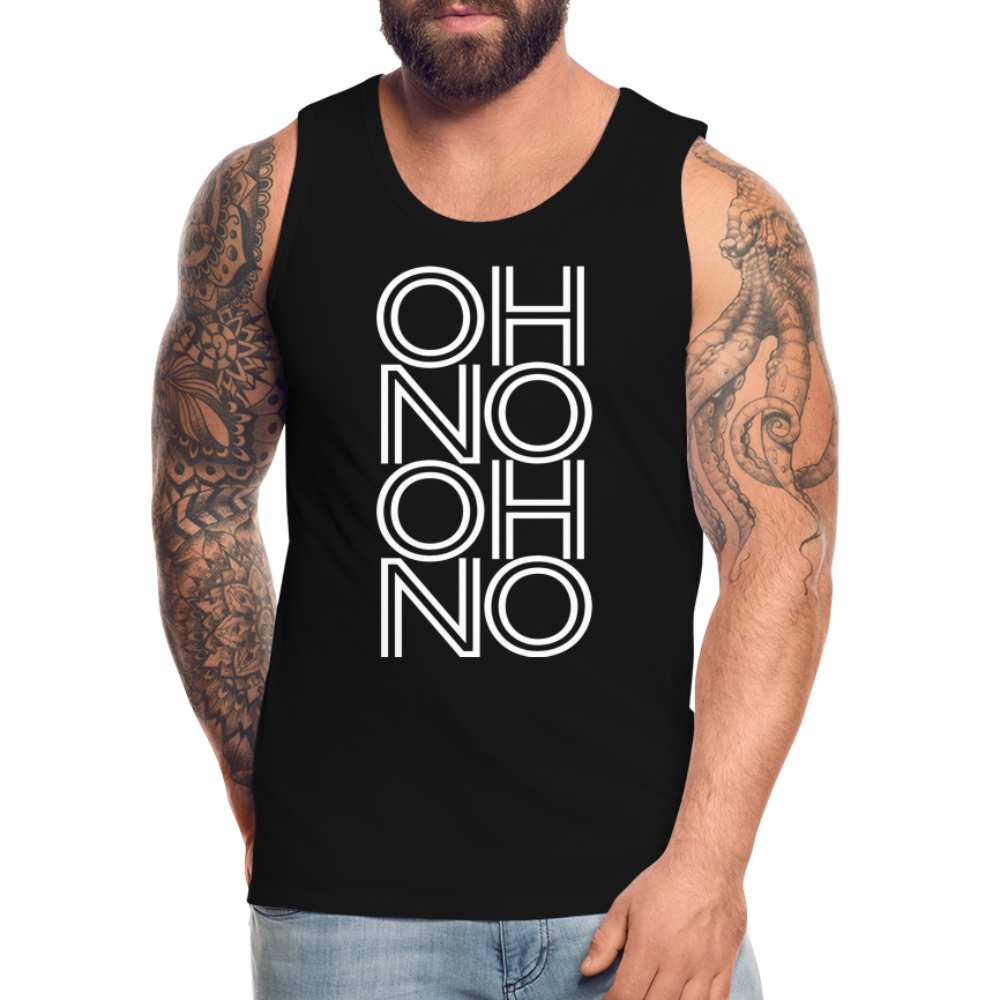 OH NO - Männer Tank Top - Schwarz