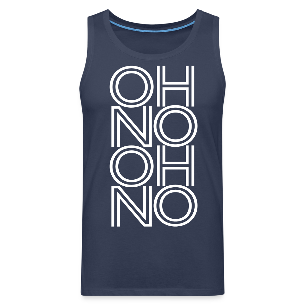 OH NO - Männer Tank Top - Navy
