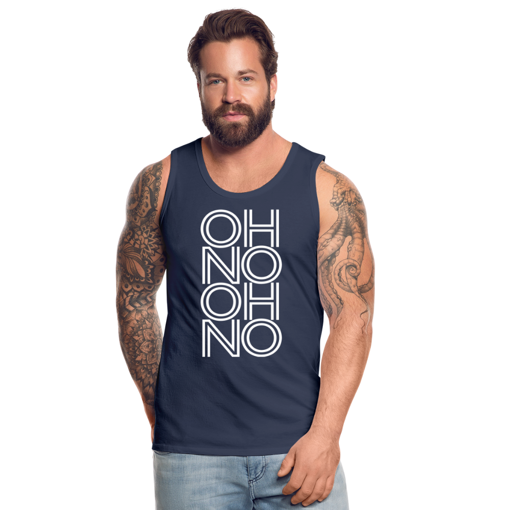OH NO - Männer Tank Top - Navy