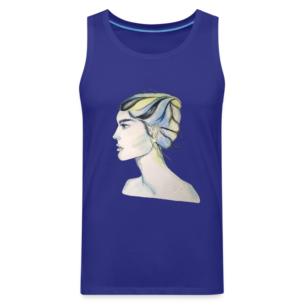 Portrait - Männer Tank Top - Königsblau