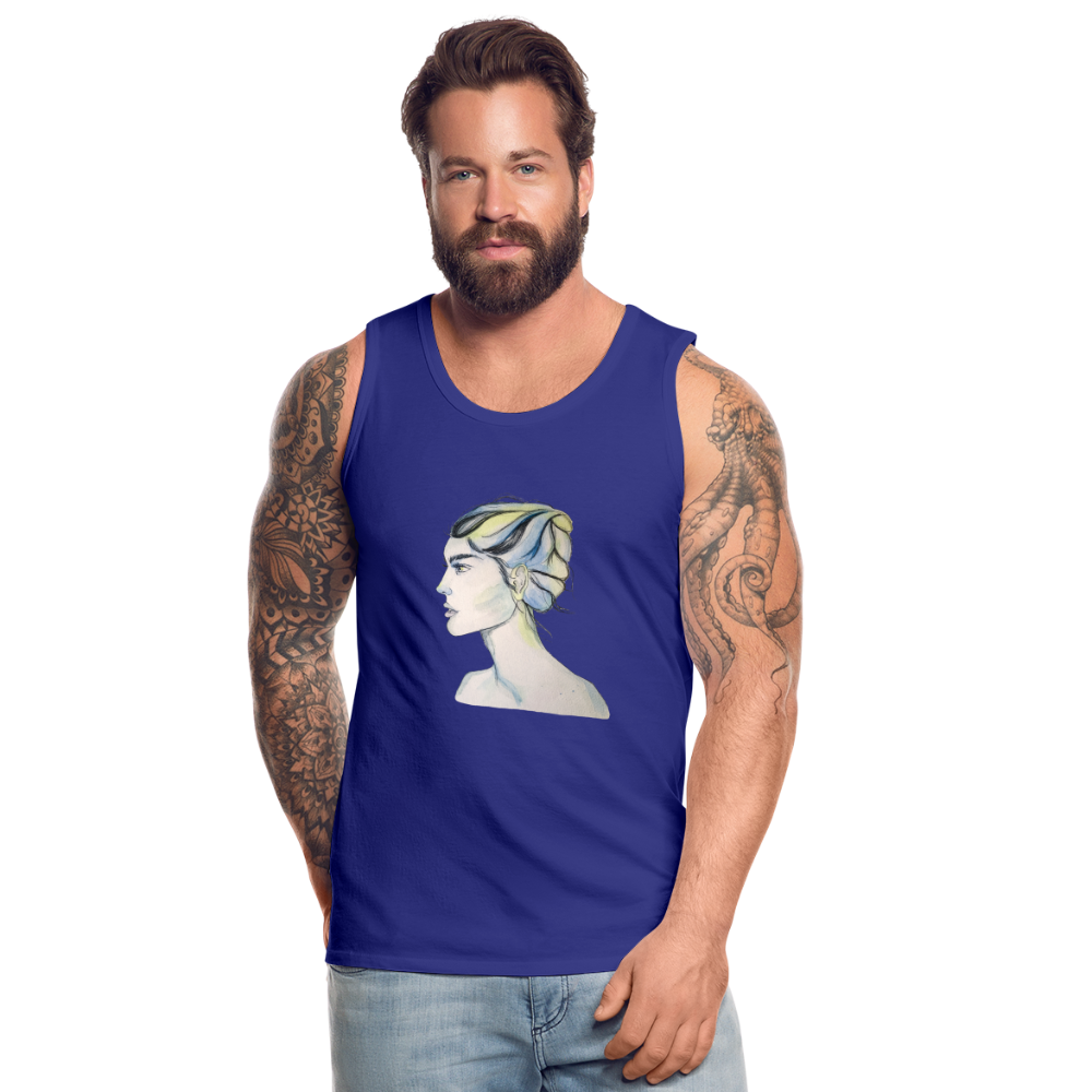 Portrait - Männer Tank Top - Königsblau