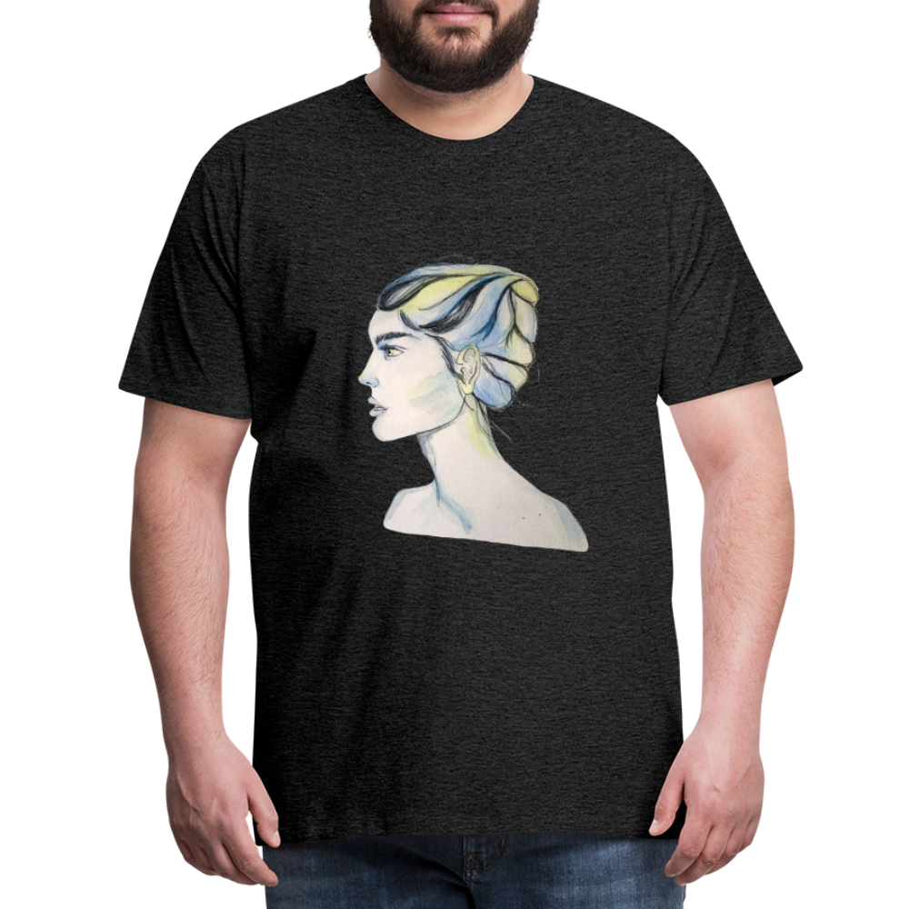 Portrait - Männer T-Shirt - Anthrazit
