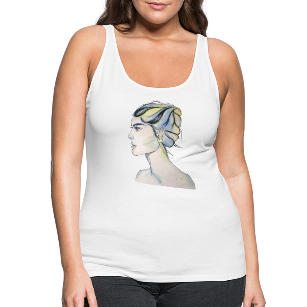Portrait - Frauen Tank Top - weiß