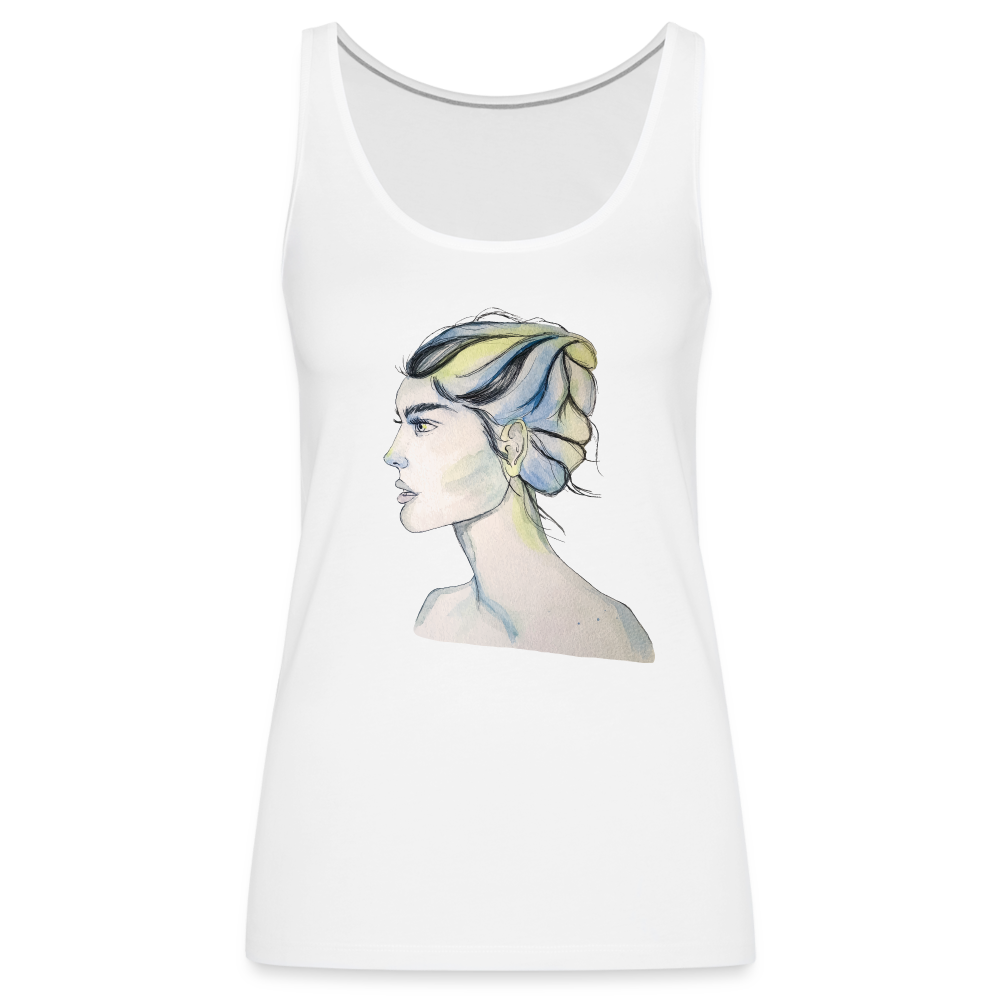 Portrait - Frauen Tank Top - weiß