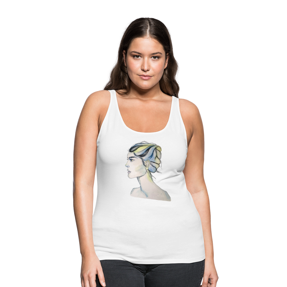 Portrait - Frauen Tank Top - weiß