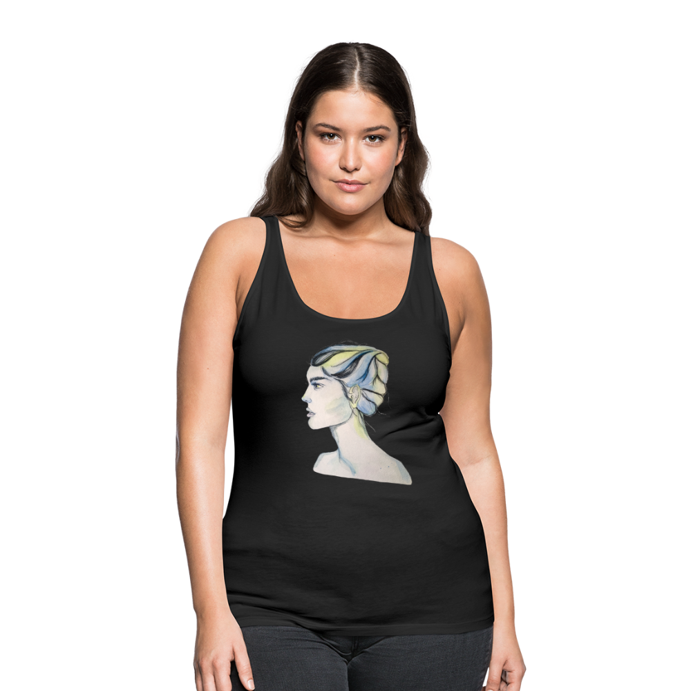 Portrait - Frauen Tank Top - Schwarz