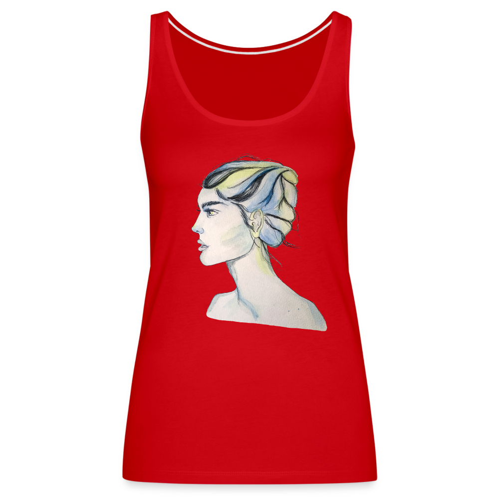Portrait - Frauen Tank Top - Rot