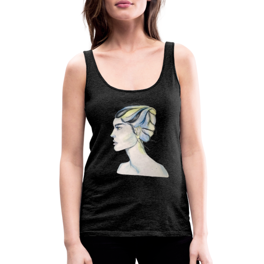 Portrait - Frauen Tank Top - Anthrazit