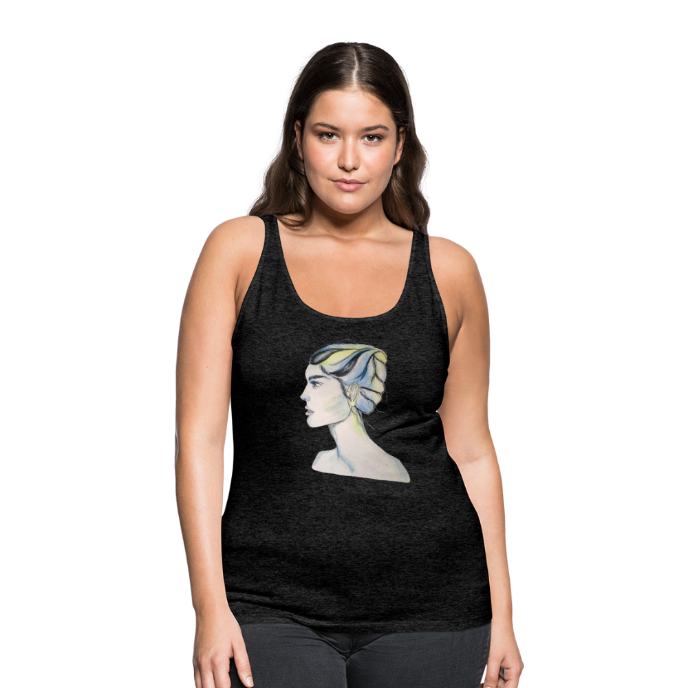 Portrait - Frauen Tank Top - Anthrazit