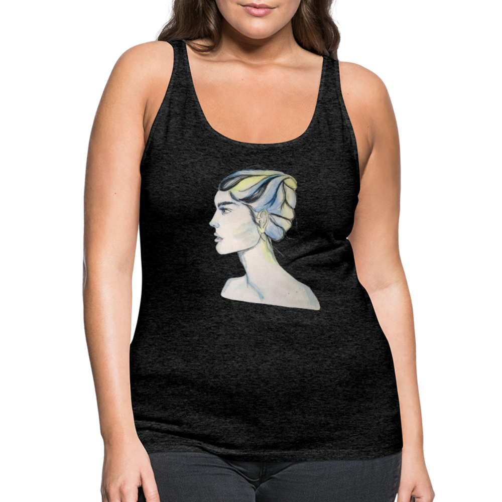 Portrait - Frauen Tank Top - Anthrazit