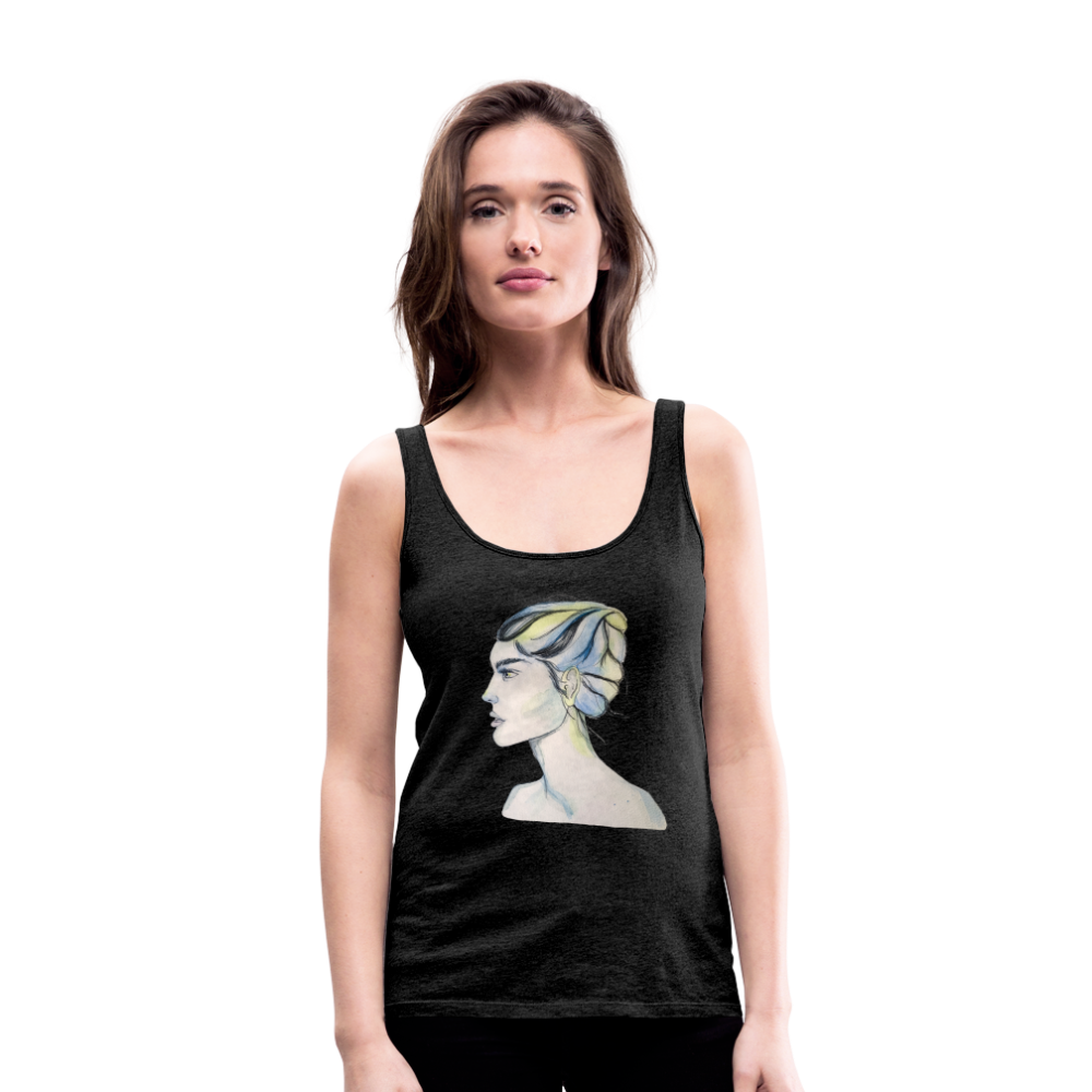 Portrait - Frauen Tank Top - Anthrazit