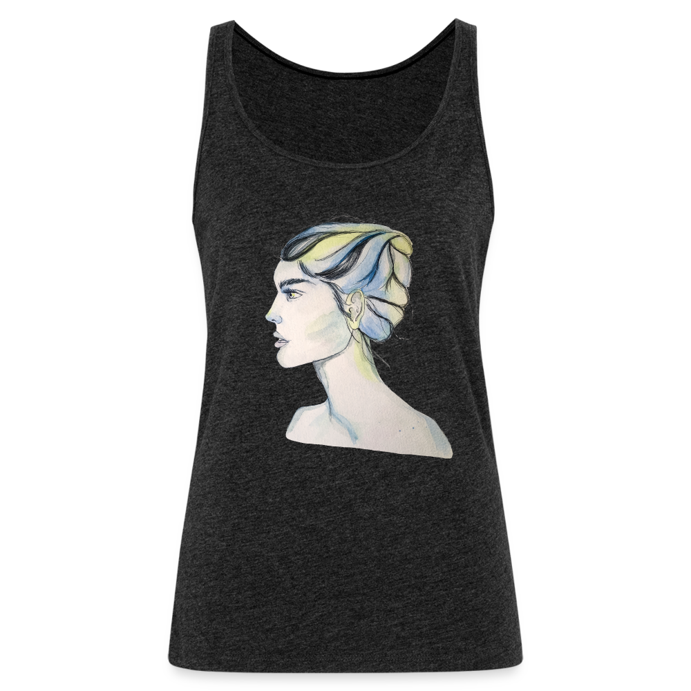 Portrait - Frauen Tank Top - Anthrazit