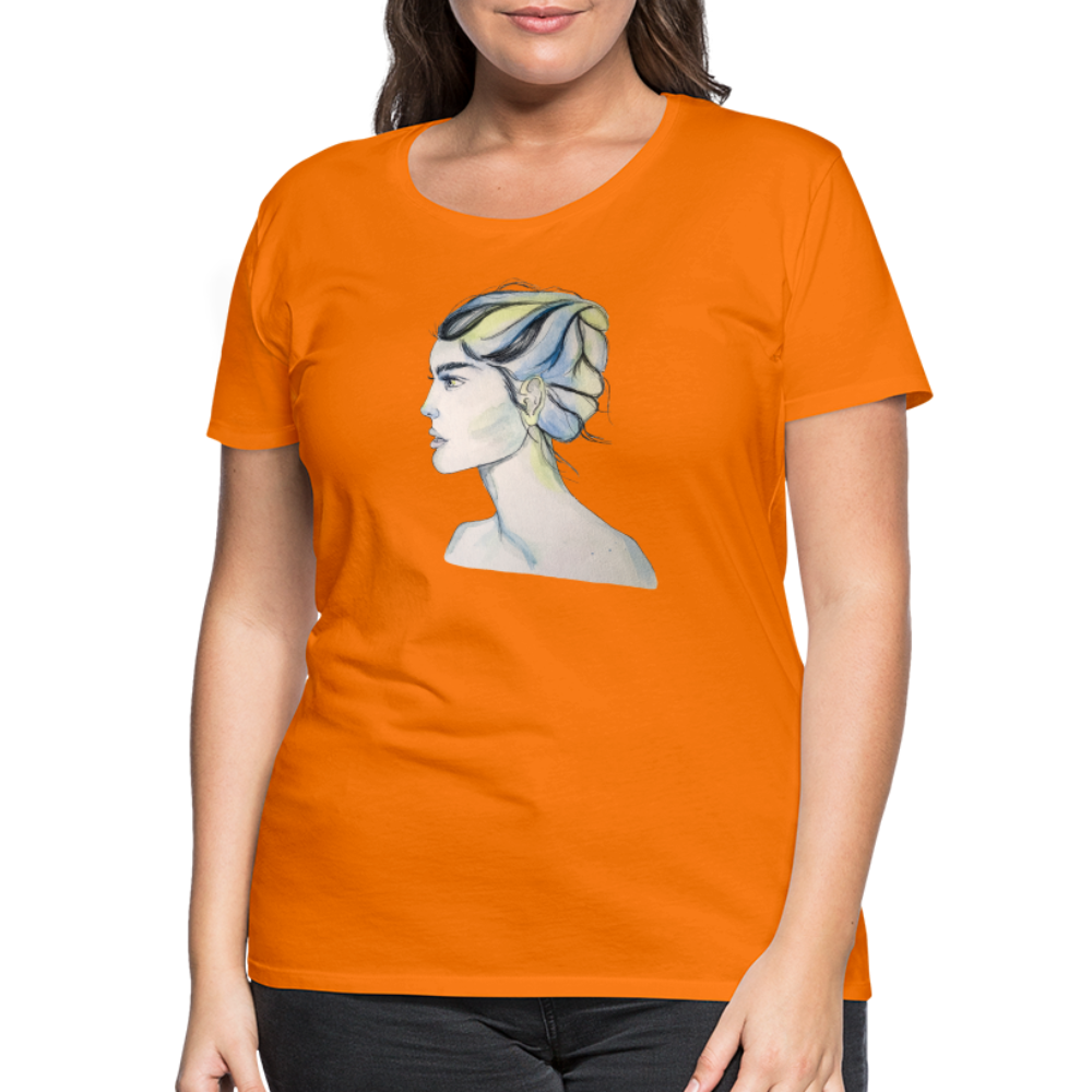 Portrait - Frauen T-Shirt - Orange