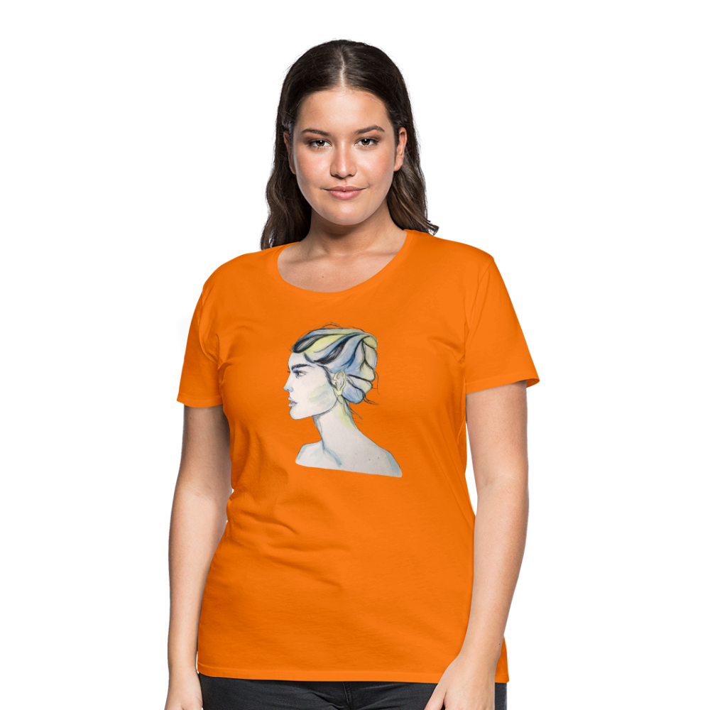 Portrait - Frauen T-Shirt - Orange